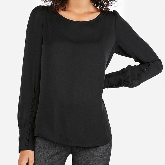 COPY - Express Puff Sleeve-Cuff Top - Picture 1 of 4